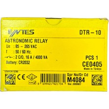 Entes Dtr-10 16A Astronomik Zaman Rölesi