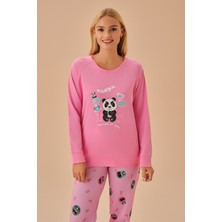 Suwen Panda Pijama Takımı