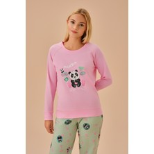 Suwen Panda Pijama Takımı