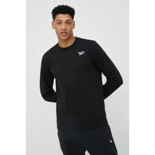Reebok Rı Ft Left Chest Cr Erkek Siyah Sweatshirt 101449935