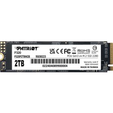 Patriot P320 2tb 3000/2200MB/S Nvme M.2 SSD Disk (P320P2TBM28)