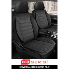 Kurra Store Audi Q3 Uyumlu Tam Set Siyah Oto Koltuk Kılıfı 5 Koltuk Ön Arka Tam Set Terletmez