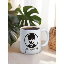 Truego Baskılı Kupa Bardak Seramik Mug - Atatürk