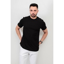 John Borners Erkek O Yaka Oversize T-Shirt