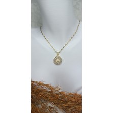 Lilly And Molly Jewelry A Harfi Zirkon Taşlı Çelik Kolye