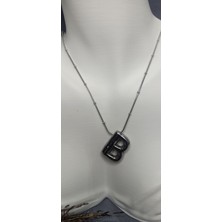 Lilly And Molly Jewelry B Harfi Balon Çelik Kolye