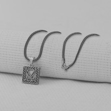 Takıhan Cevşeni Kebir Dualı Zülfikar Kılıç Tasarımlı 925 Ayar Gümüş Kolye