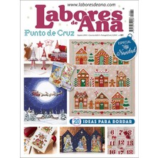 Revista Punto de Cruz Navidad Las Labores de Ana Nakış Elişi Hobi Dergisi No: 281