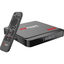 Alpsmart AS516 Androıd Tv Box Ses Komutlu Kumanda 4 GB Ram 64 GB Hafıza