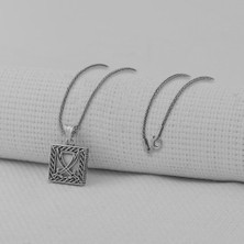 Takıhan Cevşeni Kebir Dualı Zülfikar Kılıç Tasarımlı 925 Ayar Gümüş Kolye