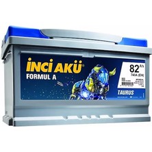İnci Formul A Taurus 12 V 82 Ah 740 A(En) Akü
