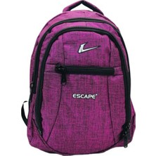 Escape 307-24  Laptop Bölmeli Çizgili Kumaş Sırt Çanta