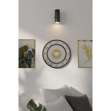 Acar Grafik Acar Grafik Dekoratif Ayna Pleksili Yaprak Tasarımlı 3 Parça Duvar Saati