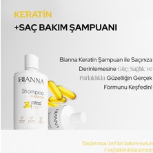 Bianna Şampuan Keratin Güçlendirici ve Yenileyici Saç Bakım Şampuanı 500 ml