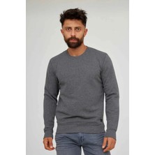 Cazador 5046 Bisiklet Yaka Kendinden Fitilli Ottoman Erkek Sweat
