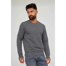Cazador 5046 Bisiklet Yaka Kendinden Fitilli Ottoman Erkek Sweat
