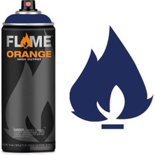 Flame Ultramarine Blue Orange 400ML Sprey Boya N:515