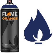 Flame Ultramarine Blue Orange 400ML Sprey Boya N:515