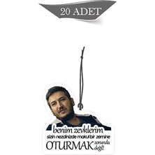 Bymeyla Gibi Dizisi Benim Zevklerim Tasarımlı 20'li Oto Kokusu ve Oto Aksesuarı