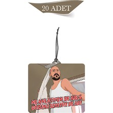 Bymeyla Ne Anlatıyon Be Abla Komik Tasarımlı 20'li Oto Kokusu ve Oto Aksesuarı