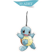 Bymeyla Pokemon Squirtle Tasarımlı 20'li Oto Kokusu ve Oto Aksesuarı