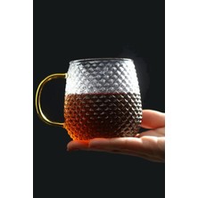 Gilli Store Altın Kulplu Kahve Bardağı Espresso Bardağı 150ML 6'lı