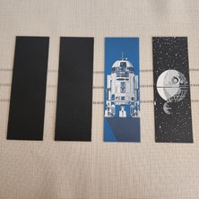 4 Lü  Star Wars Kabartmalı Kitap Ayracı Seti 3D 3 Boyutlu Altındal Home