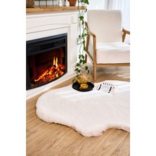 Apex Halı Palma Peluş Krem