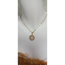 Lilly And Molly Jewelry Y Harfi Zirkon Taşlı Çelik Kolye