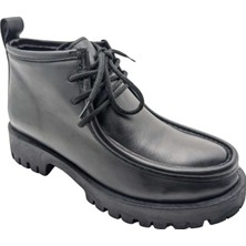 Çiğdem Kundura Essece ES6006  Deri Kadın Kısa Bot - Essece ES6006 - Siyah - 40