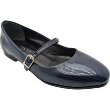 Çiğdem Kundura Flinttide Rugan Kadın Babet Flinttide Lacivert 39