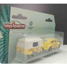 Major 1:64 Majörette Volkswagen Römorklu Model Küçük Boy Metal