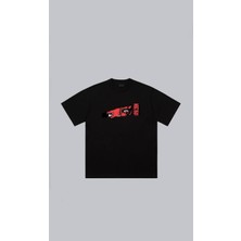 Oversize Göz Baskılı Unisex T-Shirt
