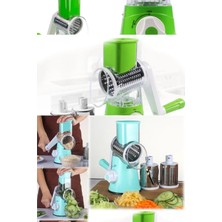 Salkım Home Tutma Kollu Çevirmeli Pratik Kesme ve Rendeleme Drum Grater Pratik Rulo Rende