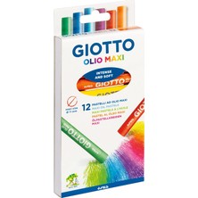 Giotto Olio Maxi Pastel Boya 12 Renk