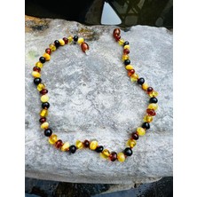 Gümüştel El Sanatları Sertifikalı Kehribar Bebek Diş Kolyesi Aaa Kalite