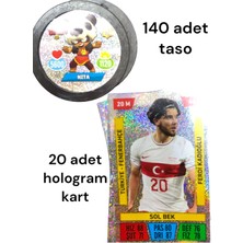 Alışveriş Devi Brawl Stras Balyoz Taso Hologramlı Taso 140 Adet + Helogramlı Futbolcu Kartı 20 Adet Hediye