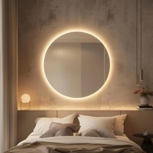 Mirrorland  Home Design LED Işıklı Dekoratif Ayna / 60 cm Çapında