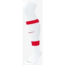 Nike U Nk Matchfit Knee High - Team CV1956-103 Beyaz & Kırmızı Unisex Tozluk