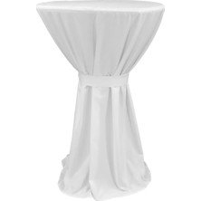 Berlın Bıstro Masa Örtüsü 60 cm Çap - Beyaz