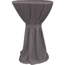 Berlın Bıstro Masa Örtüsü 60 cm Çap - Gri