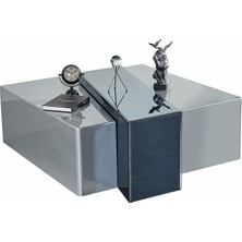 Tiana Orta Sehpa - Silver