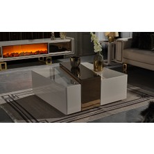 Tiana Orta Sehpa - Gold