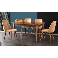 Cadde Yıldız Dallas Açılır Yemek Masası Takımı