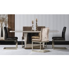 Cadde Yıldız Amore Luxury Yemek Masası Takımı