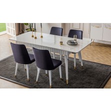 Cadde Yıldız Argemon Yemek Masası Takımı - Aytaşı