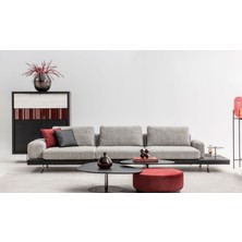 Focus Modüler Sehpalı Kanepe - Gri