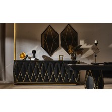 Cadde Yıldız Sanremo Siyah Konsol