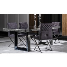 Cadde Yıldız Nepal Luxury Yemek Masası Takımı V2