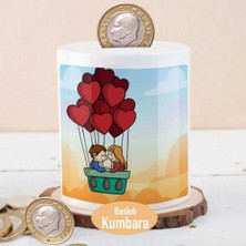 Kalpli Balonda Sevgili Çift Para Birikim KUMBARASI-2147547142